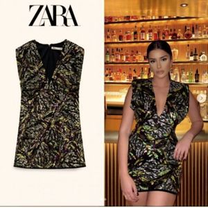 ZARA Women's Originals Sequin Dress